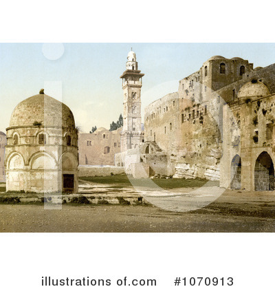 Royalty-Free (RF) Jerusalem Clipart Illustration by JVPD - Stock Sample #1070913
