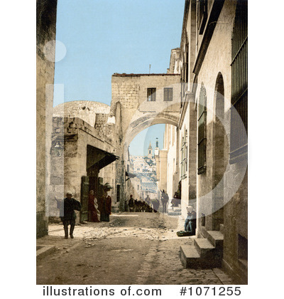 Royalty-Free (RF) Jerusalem Clipart Illustration by JVPD - Stock Sample #1071255