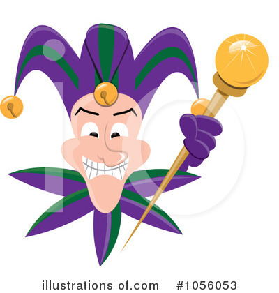 Royalty-Free (RF) Jester Clipart Illustration by Pams Clipart - Stock Sample #1056053