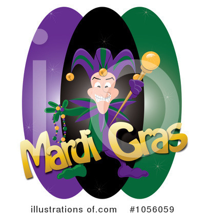 Royalty-Free (RF) Jester Clipart Illustration by Pams Clipart - Stock Sample #1056059