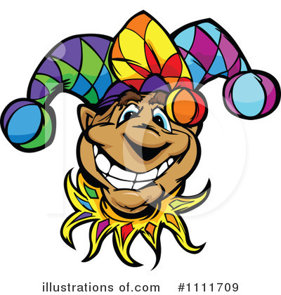 Royalty-Free (RF) Jester Clipart Illustration by Chromaco - Stock Sample #1111709