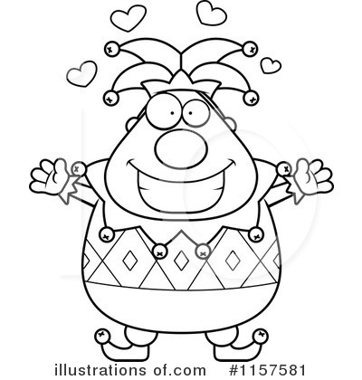 Royalty-Free (RF) Jester Clipart Illustration by Cory Thoman - Stock Sample #1157581