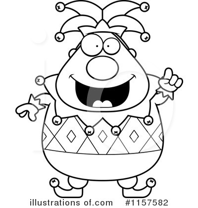 Royalty-Free (RF) Jester Clipart Illustration by Cory Thoman - Stock Sample #1157582
