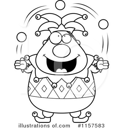 Royalty-Free (RF) Jester Clipart Illustration by Cory Thoman - Stock Sample #1157583