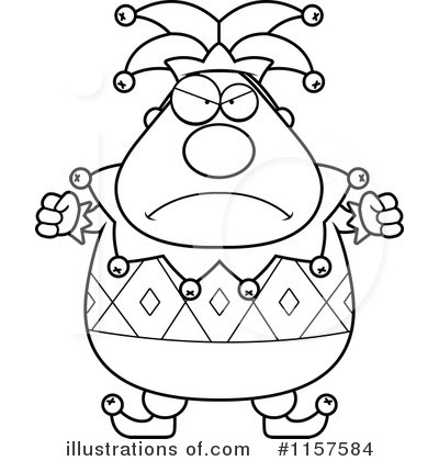 Royalty-Free (RF) Jester Clipart Illustration by Cory Thoman - Stock Sample #1157584