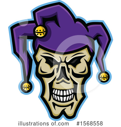 Skull Clipart #1568558 by patrimonio