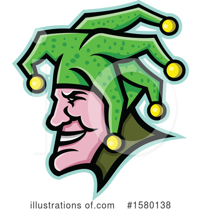 Royalty-Free (RF) Jester Clipart Illustration by patrimonio - Stock Sample #1580138