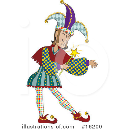 Jester Clipart #16200 by Maria Bell