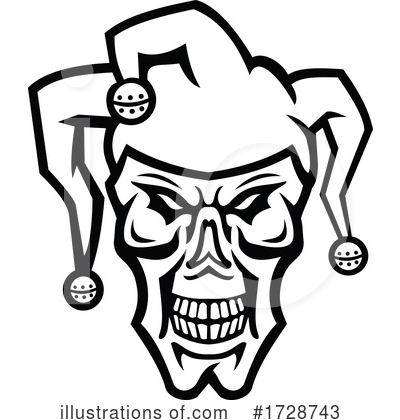Skull Clipart #1728743 by patrimonio