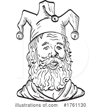 Royalty-Free (RF) Jester Clipart Illustration by patrimonio - Stock Sample #1761130