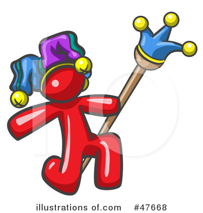 Royalty-Free (RF) Jester Clipart Illustration by Leo Blanchette - Stock Sample #47668