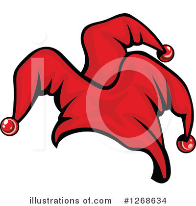 Jester Hat Clipart #1268634 by Vector Tradition SM