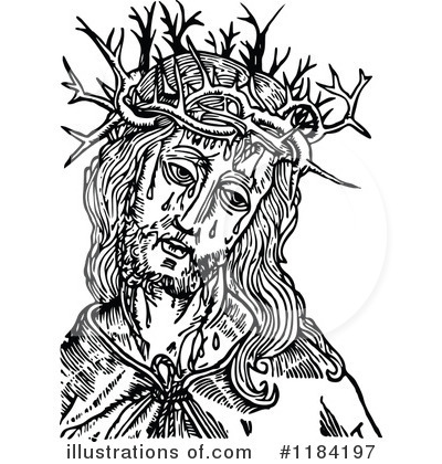 Royalty-Free (RF) Jesus Clipart Illustration by Prawny Vintage - Stock Sample #1184197