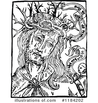 Royalty-Free (RF) Jesus Clipart Illustration by Prawny Vintage - Stock Sample #1184202