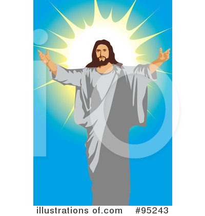 Royalty-Free (RF) Jesus Clipart Illustration by mayawizard101 - Stock Sample #95243