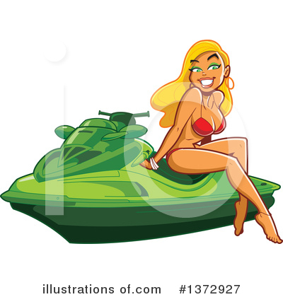 Bikini Clipart #1372927 by Clip Art Mascots