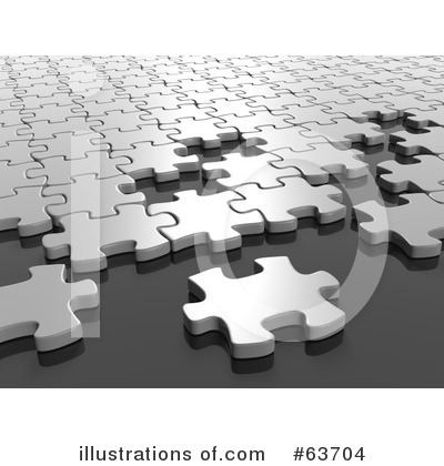 Royalty-Free (RF) Jigsaw Puzzle Clipart Illustration by Tonis Pan - Stock Sample #63704