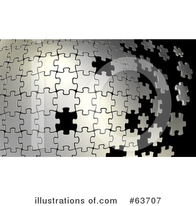 Royalty-Free (RF) Jigsaw Puzzle Clipart Illustration by Tonis Pan - Stock Sample #63707