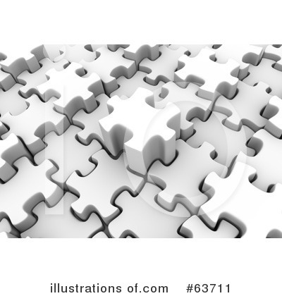 Royalty-Free (RF) Jigsaw Puzzle Clipart Illustration by Tonis Pan - Stock Sample #63711