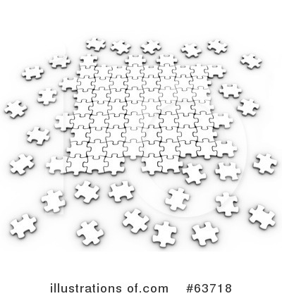 Royalty-Free (RF) Jigsaw Puzzle Clipart Illustration by Tonis Pan - Stock Sample #63718