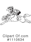 Jockey Clipart #1110634 by Dennis Holmes Designs