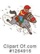 Jockey Clipart #1264916 by patrimonio