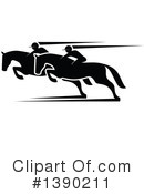 Jockey Clipart #1390211 by Vector Tradition SM