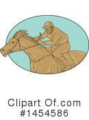 Jockey Clipart #1454586 by patrimonio
