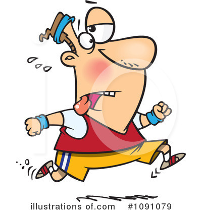 Jogging Clipart #1091079 by toonaday