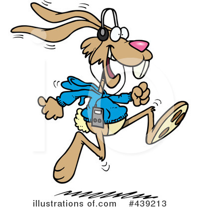 Royalty-Free (RF) Jogging Clipart Illustration by toonaday - Stock Sample #439213
