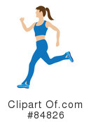 Jogging Clipart #84826 by Pams Clipart