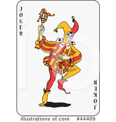 Royalty-Free (RF) Joker Clipart Illustration by Frisko - Stock Sample #44409