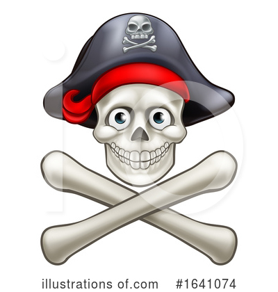 Royalty-Free (RF) Jolly Roger Clipart Illustration by AtStockIllustration - Stock Sample #1641074