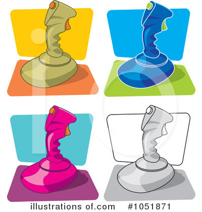 Royalty-Free (RF) Joystick Clipart Illustration by Any Vector - Stock Sample #1051871