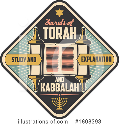 Royalty-Free (RF) Judaism Clipart Illustration by Vector Tradition SM - Stock Sample #1608393