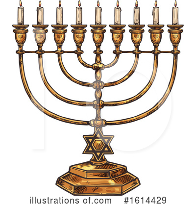 Hanukkah Clipart #1614429 by Vector Tradition SM