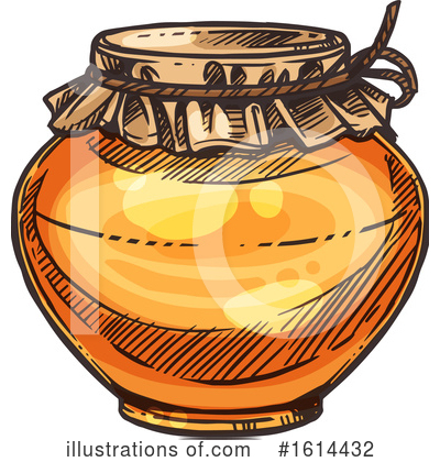 Honey Clipart #1614432 by Vector Tradition SM