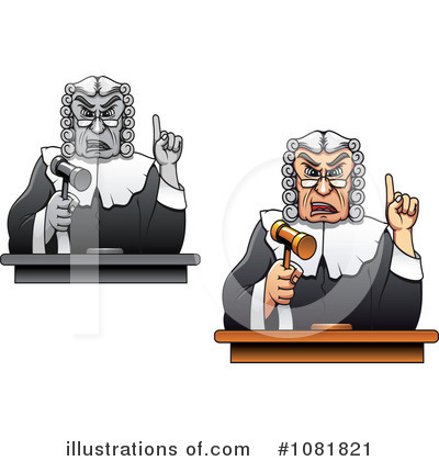 Royalty-Free (RF) Judge Clipart Illustration by Vector Tradition SM - Stock Sample #1081821