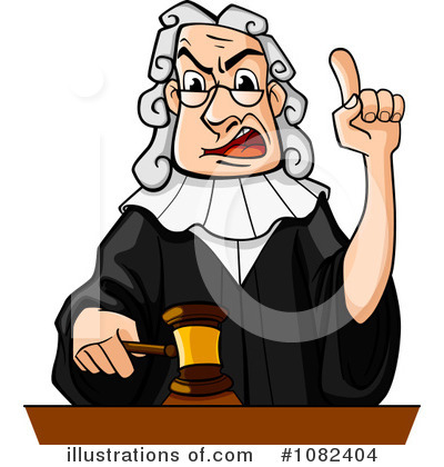 Royalty-Free (RF) Judge Clipart Illustration by Vector Tradition SM - Stock Sample #1082404