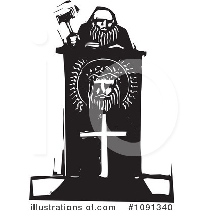 Royalty-Free (RF) Judge Clipart Illustration by xunantunich - Stock Sample #1091340