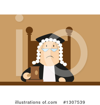 Royalty-Free (RF) Judge Clipart Illustration by Vector Tradition SM - Stock Sample #1307539