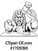 Judge Clipart #1705096 by AtStockIllustration