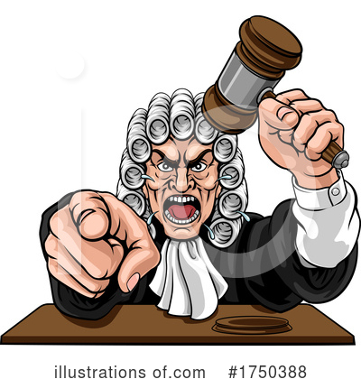 Judge Clipart #1750388 by AtStockIllustration