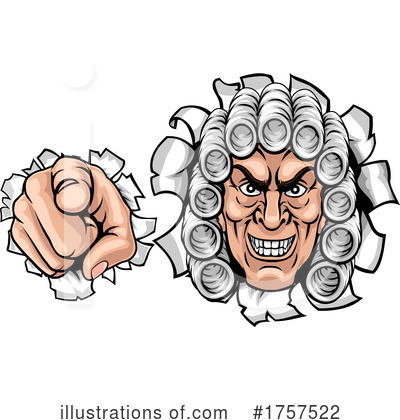 Judge Clipart #1757522 by AtStockIllustration
