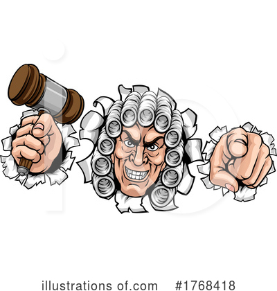 Judge Clipart #1768418 by AtStockIllustration