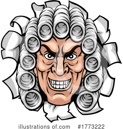 Royalty-Free (RF) Judge Clipart Illustration by AtStockIllustration - Stock Sample #1773222