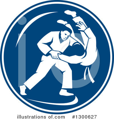 Judo Clipart #1300627 by patrimonio