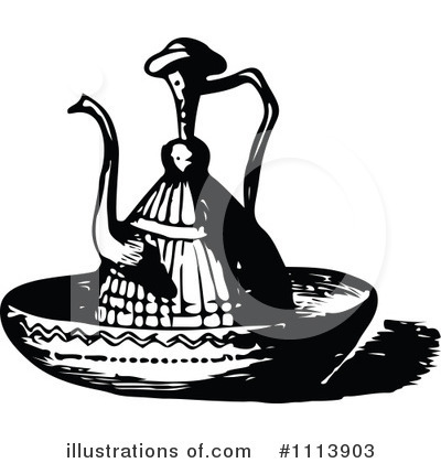 Royalty-Free (RF) Jug Clipart Illustration by Prawny Vintage - Stock Sample #1113903