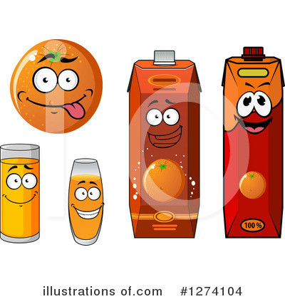 Royalty-Free (RF) Juice Clipart Illustration by Vector Tradition SM - Stock Sample #1274104