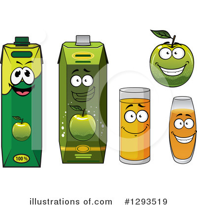 Royalty-Free (RF) Juice Clipart Illustration by Vector Tradition SM - Stock Sample #1293519
